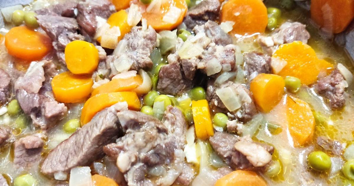 Carne Guisada Con Verduras Receta De Caos Culinario Cookpad