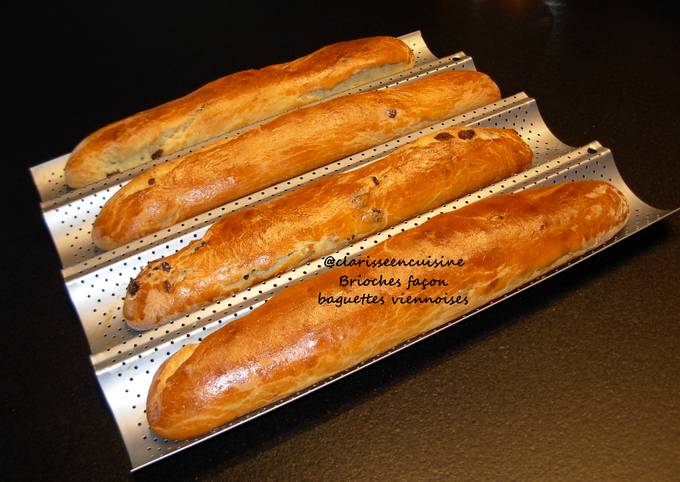 Brioches Fa On Baguettes Viennoises De Clarisse En Cuisine Cookpad