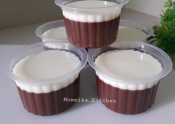 Resep Puding Coklat Vla Vanilla Ala Kfc Oleh Mommika Kitchen Cookpad