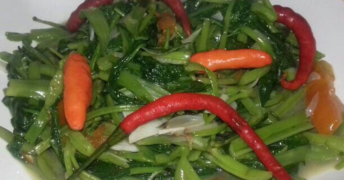 Resep Tumis Kangkung Tips Agar Tetap Hijau Oleh Nadin Cookpad