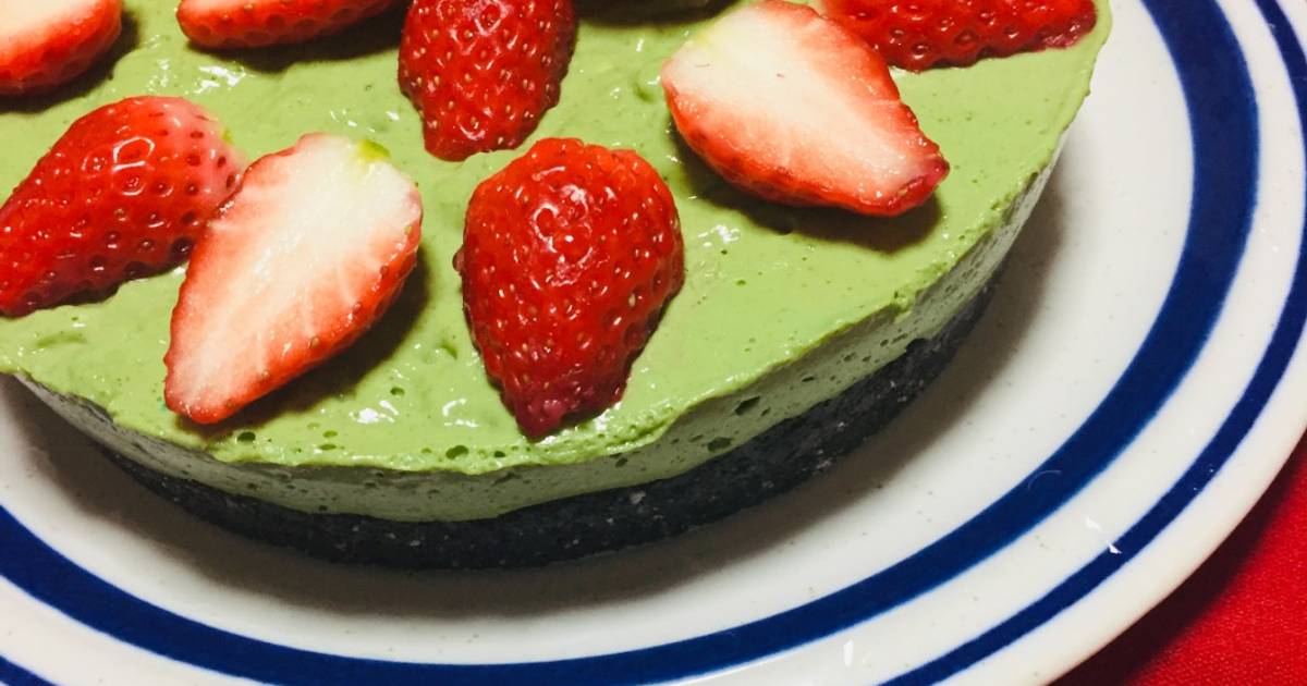 Cheesecake De Matcha Con Base De Galletas Oreo Receta De Yenit Julia