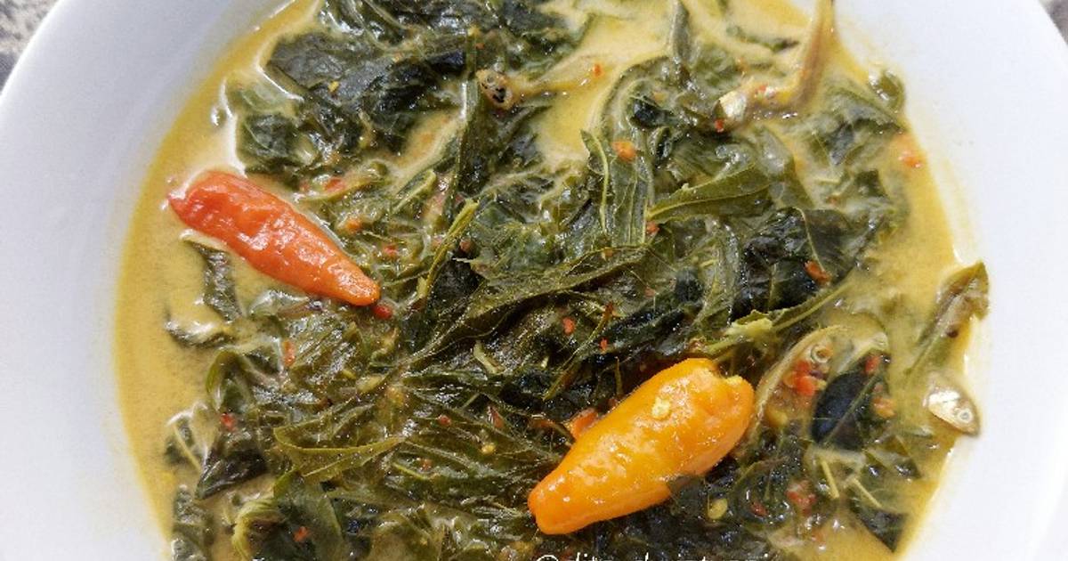 Resep Sayur Santan Daun Singkong Pedas Oleh Dita Dwistyani Cookpad