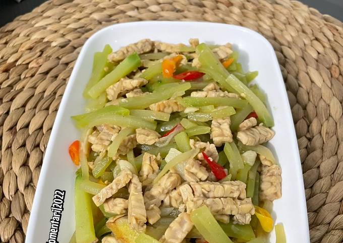 Resep Tumis Labu Siam Tempe Oleh Dpmentari Cookpad