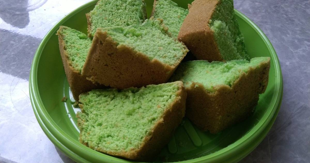 65 Resep Kue Bolu Pandan Panggang 4 Telur Enak Dan Mudah Cookpad