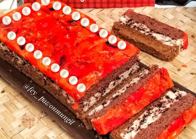 Resep Trio Chocomoca Batik Cake Oleh Fey Pawonmungil Cookpad