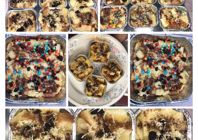 12 Bahan Buat Baked Bread Pudding Puding Roti Panggang Yang Mudah