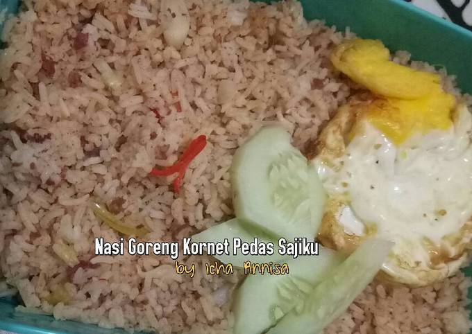 Resep Nasi Goreng Kornet Pedas Sajiku Oleh Icha Annisa Cookpad