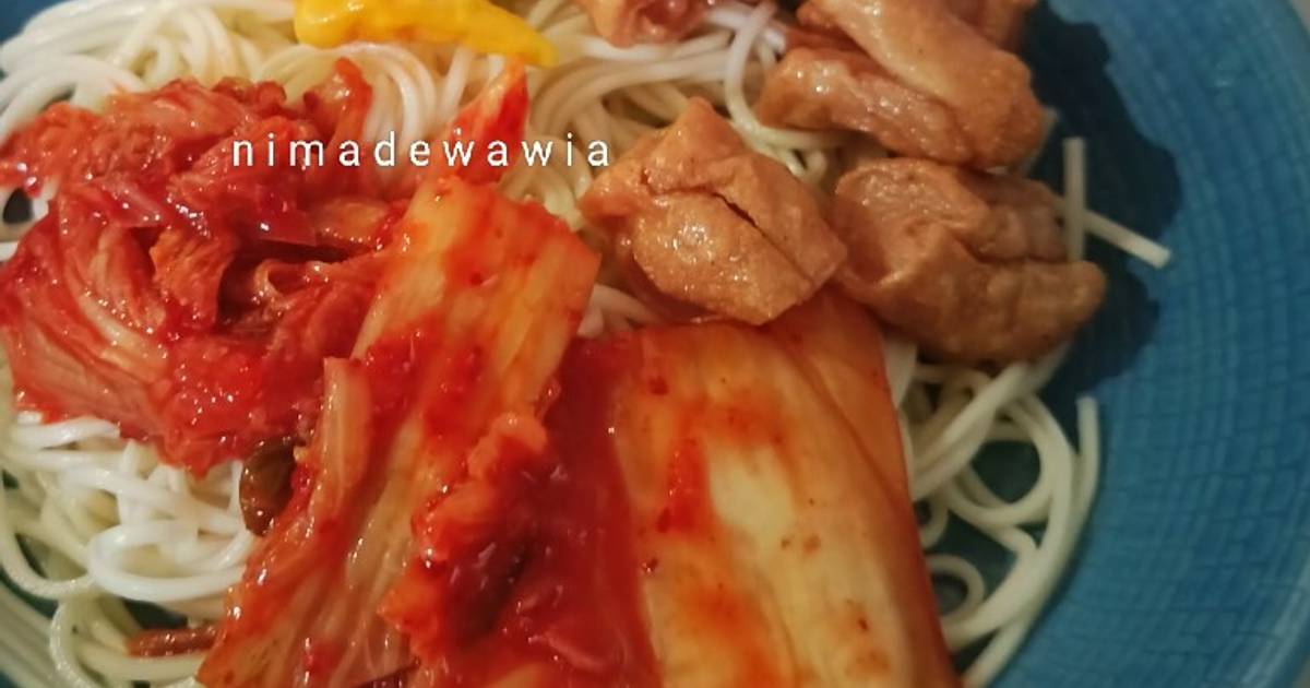 Resep Kimchi Noodles Oleh Wawia Ni Made Cookpad