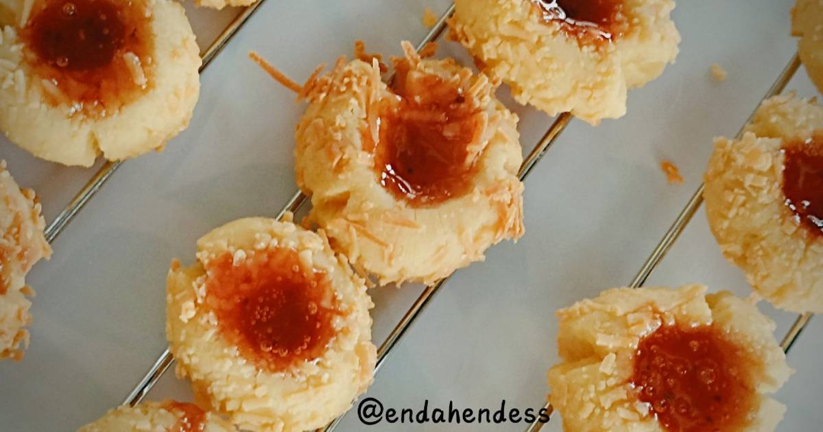 Resep Thumbprint Cookie Enak Dan Mudah Cookpad