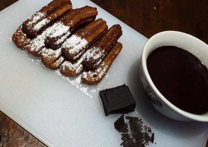 Resep Churros Milo Saus Coklat Oleh Mama Dia Cookpad