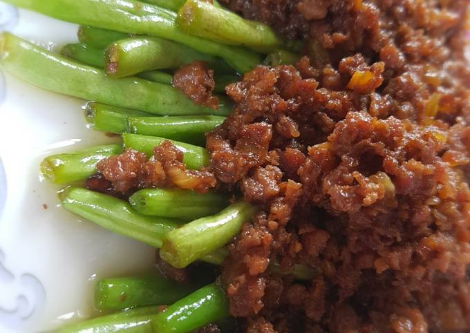 Resep Buncis Daging Sapi Cincang Oleh Mama Bara Cookpad