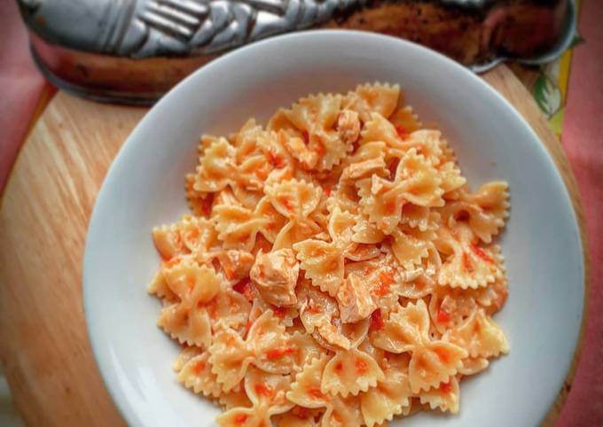 Ricetta Farfalle Salmone E Pomodorini Di Alessandra Maisonromantique