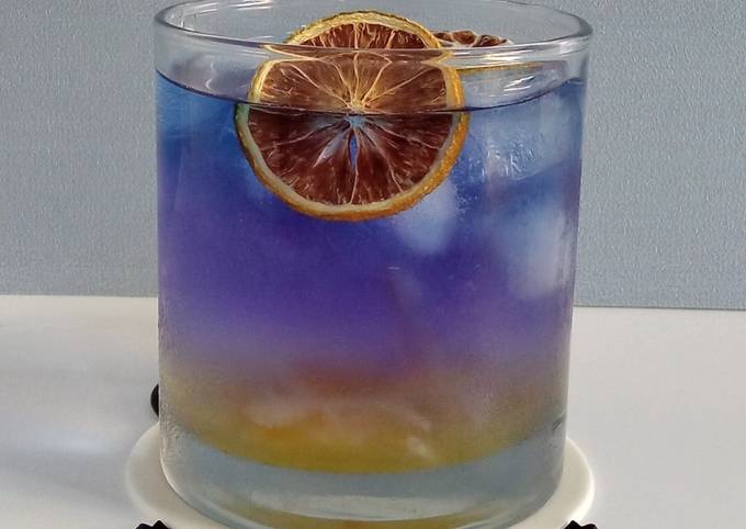 Resep Honey Yuzu With Butterfly Pea Tea Oleh Febriyana IG