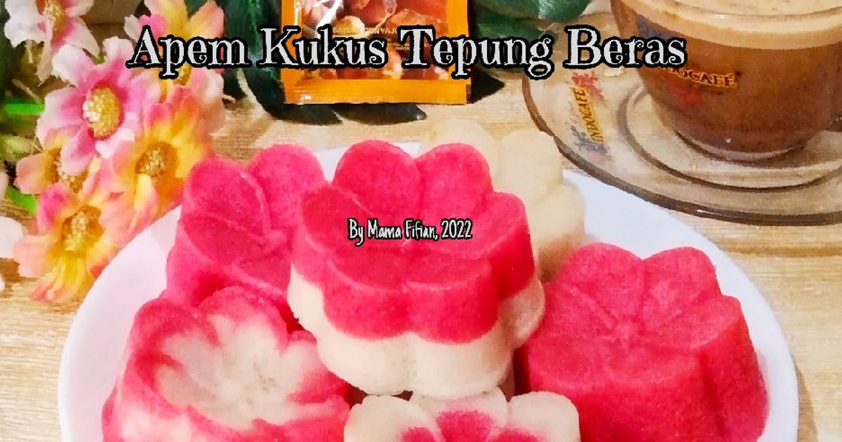 Resep Apem Kukus Tepung Beras Oleh Lanjarsih Mama Fifian