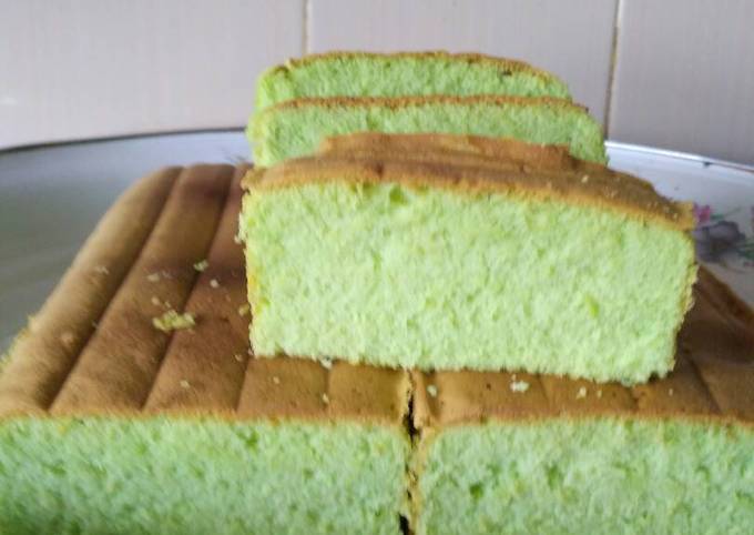 Resep Bolu Jadoel Pandan Sponge Cake Super Lembut Oleh Irma Syahriani