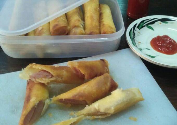 Resep Cheesis Roll Keju Sosis Nyonya Fadil Oleh Maya Ummu Himma