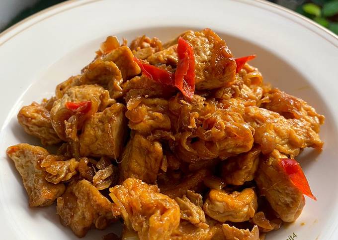 Resep Orek Tahu Telur Pedas Manis Oleh Citra Paramita Cookpad