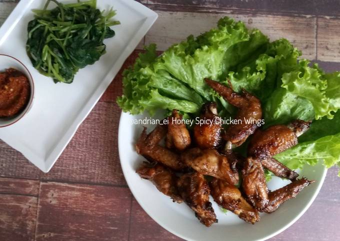 Resep Honey Spicy Chicken Wings Oleh Bunda Ei Cookpad