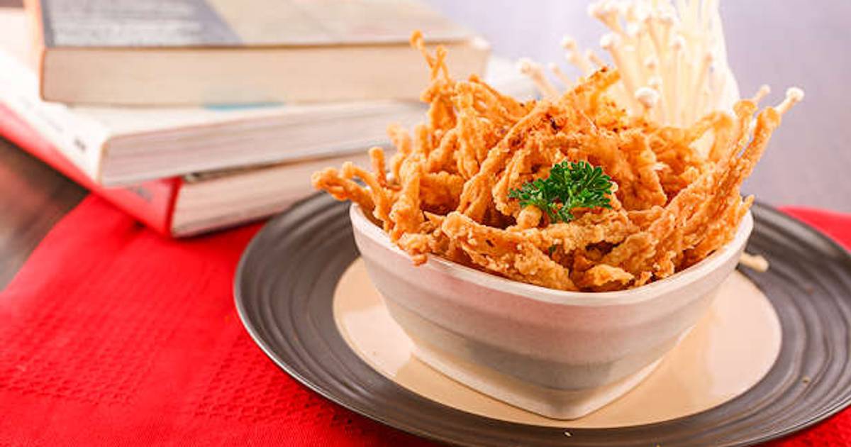 Resep Resep Jamur Enoki Goreng Crispy Oleh DapurKobe Cookpad