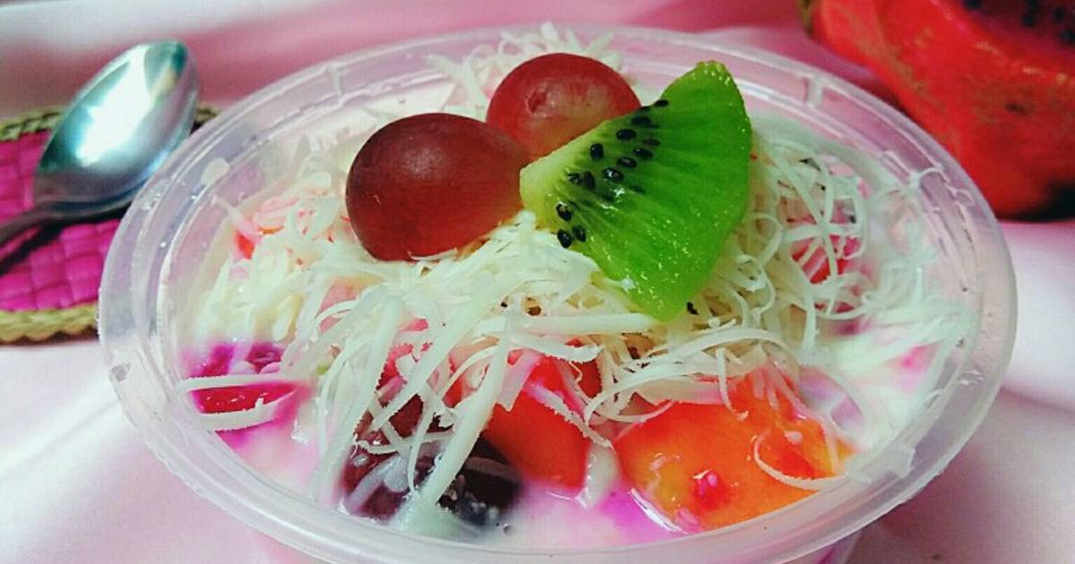 Resep Salad Buah Yogurt Cimory Oleh Ummu Azzam Cookpad