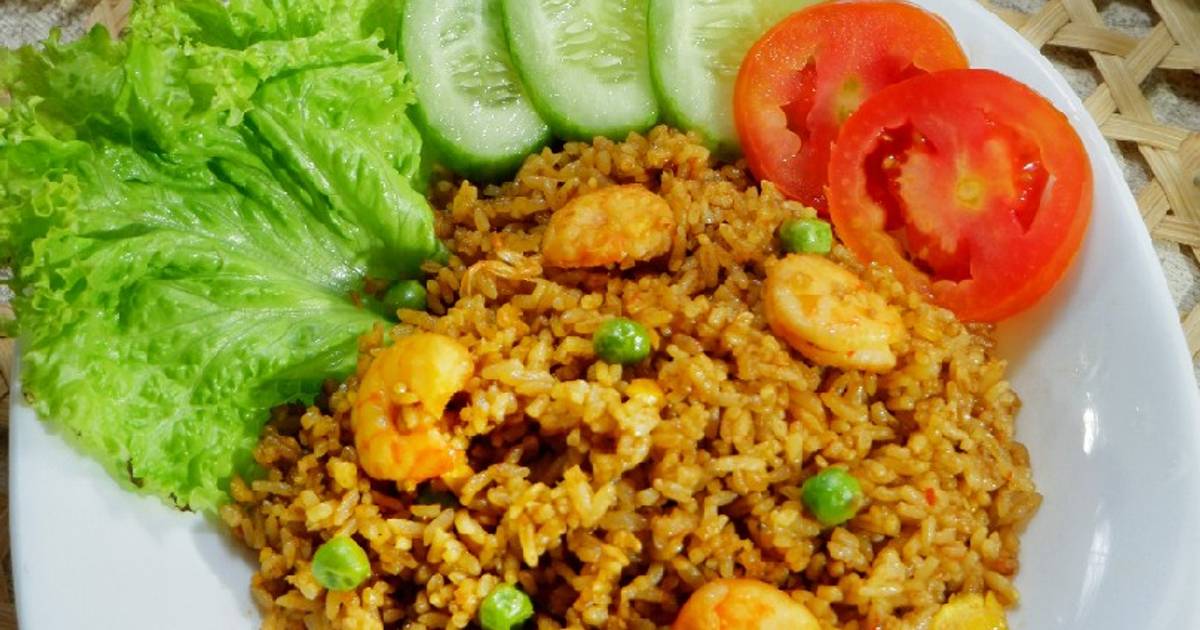 Resep Nasi Goreng Udang Oleh Anisakusuma Cookpad