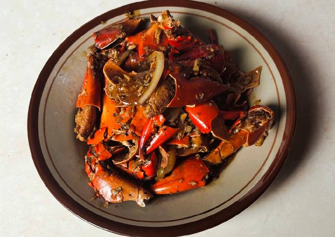 Resep Kepiting Lada Hitam Ala Homed Oleh Febriyani Phatoel Izme Cookpad