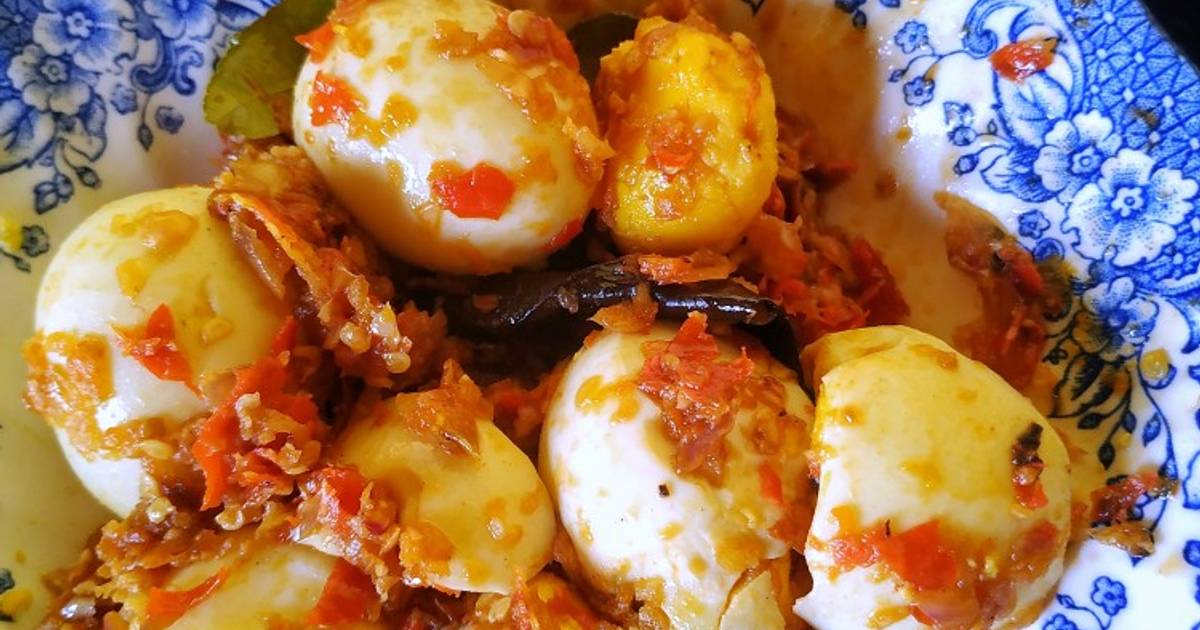 Resep Telur Bumbu Balado Oleh Saluna Mahira Cookpad