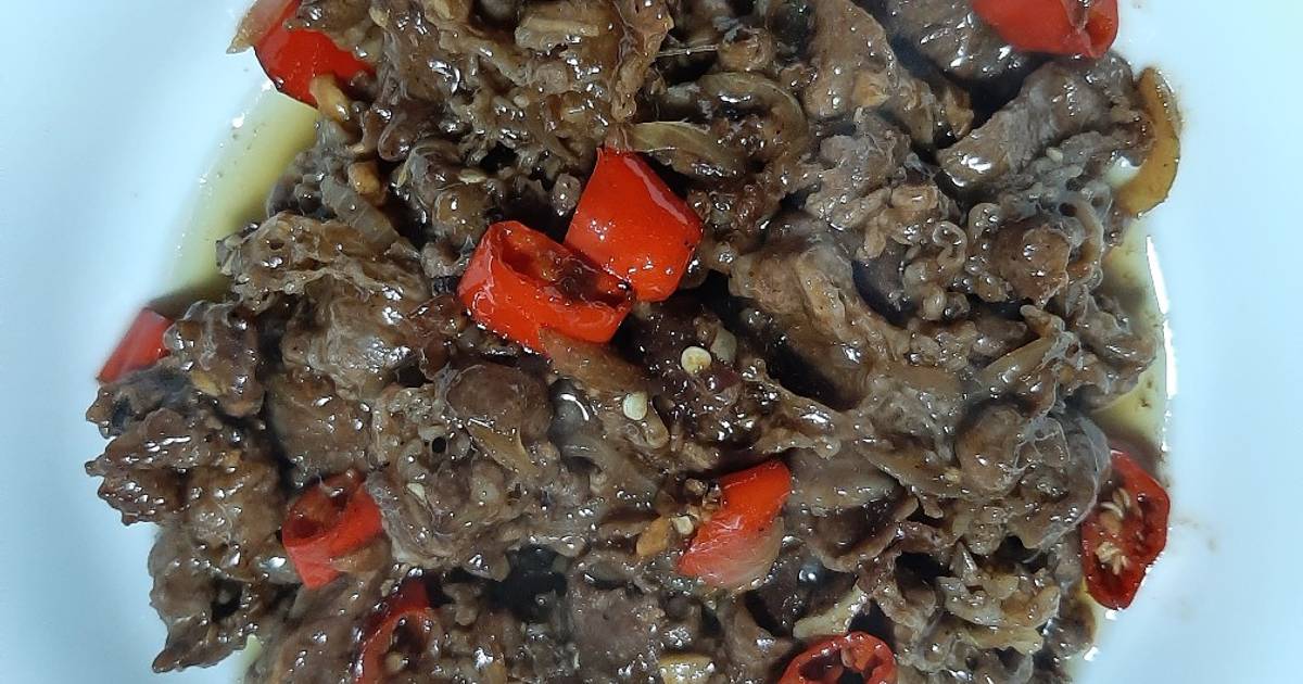 Resep Daging Sapi Lada Hitam Oleh Alifah Lestari Cookpad