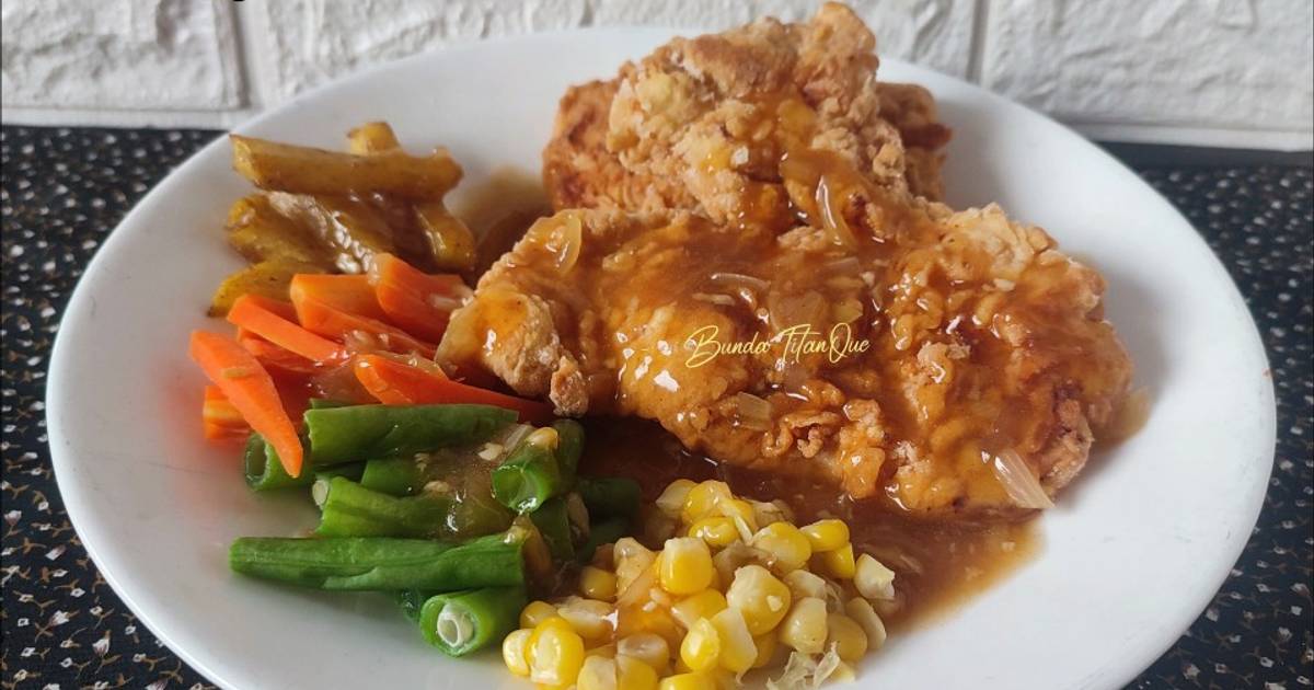 Resep Crispy Chicken Steak Oleh Bunda Titanque Cookpad