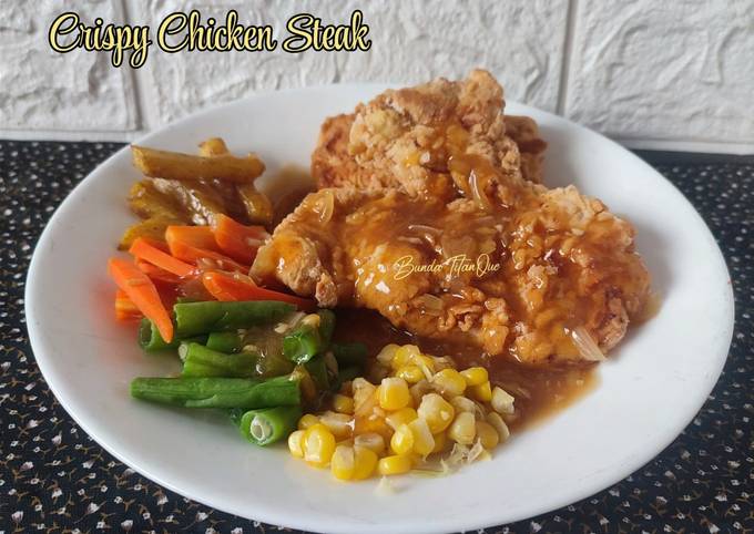 Resep Crispy Chicken Steak Oleh Bunda Titanque Cookpad