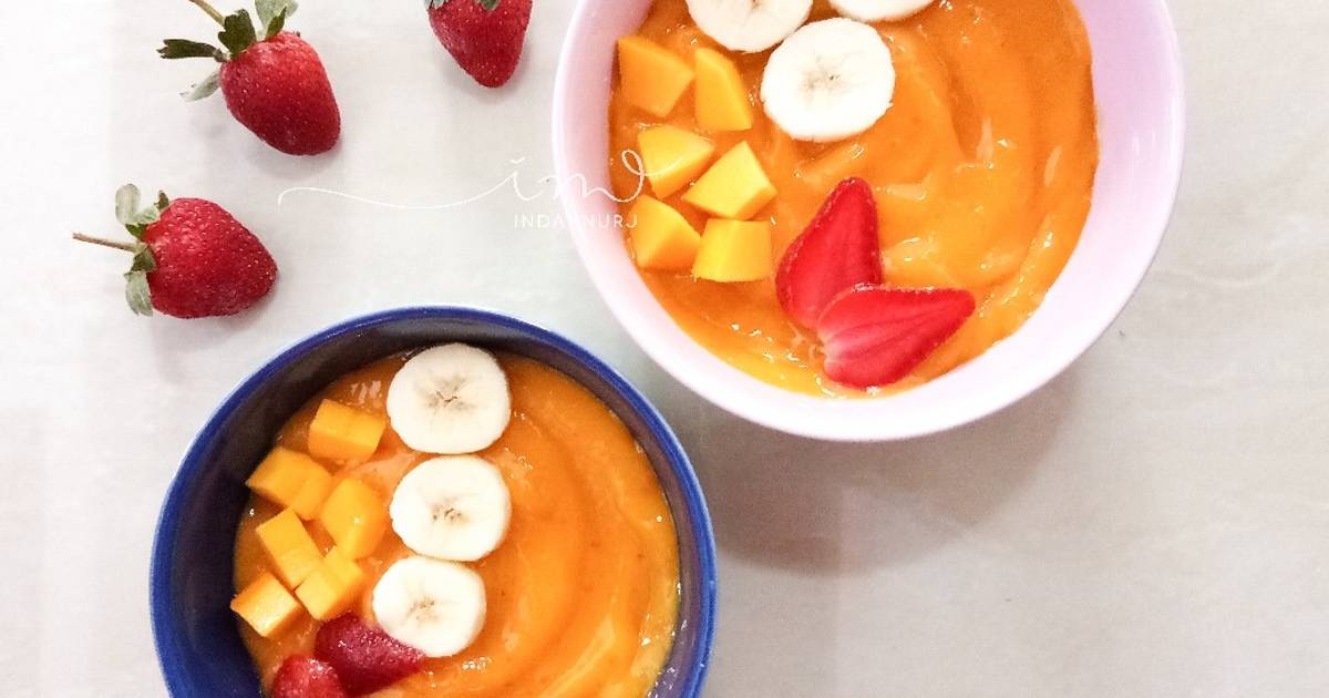 Resep Smoothie Bowl Oleh Indahnurj Cookpad