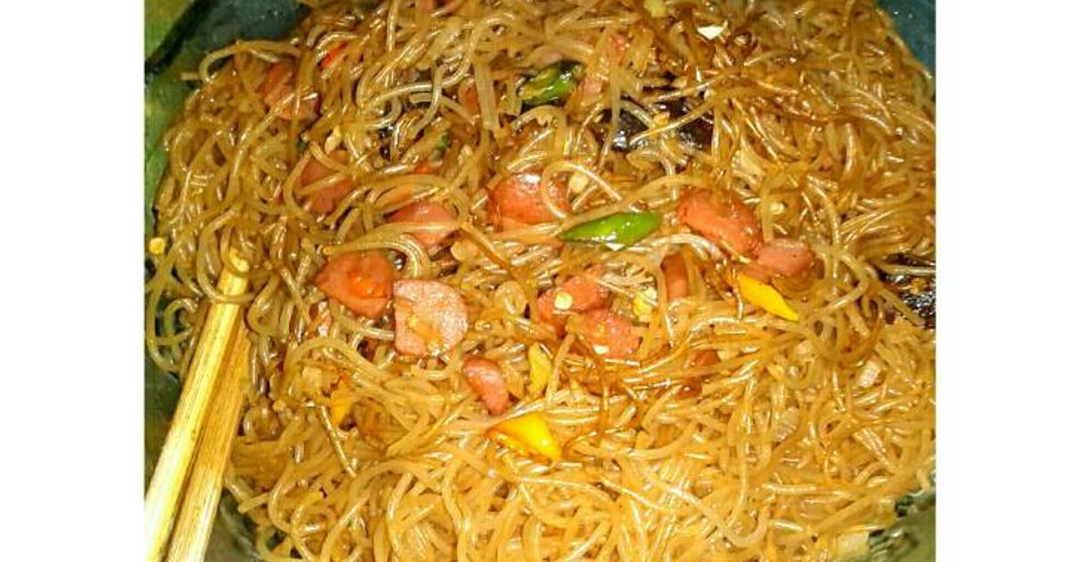 Resep Bihun Jagung Dengan Sosis Dan Jamur Kuping Oleh Ike Feby