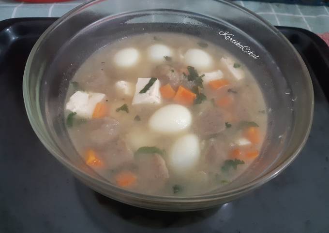 Resep Soup Telur Puyuh Oleh Kartika Cikal Cookpad