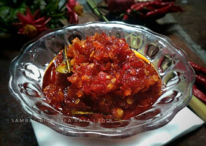 Resep Sambal Rica Oleh IfaRaa Cookpad