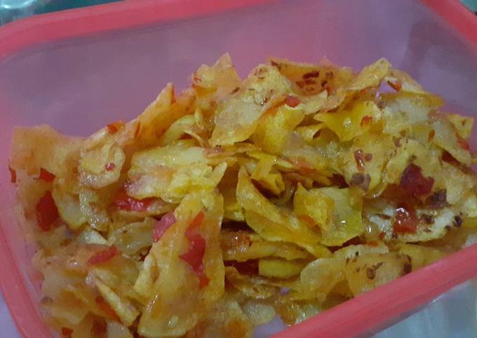 Resep Balado Keripik Kentang Oleh Fira Nursya Bani Cookpad