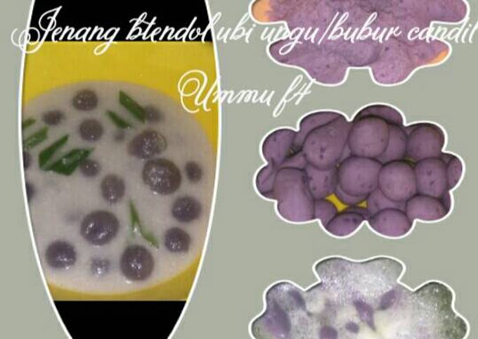 Resep Jenang Brendol Grendul Bubur Candil Ubi Ungu Oleh Widuri Cookpad