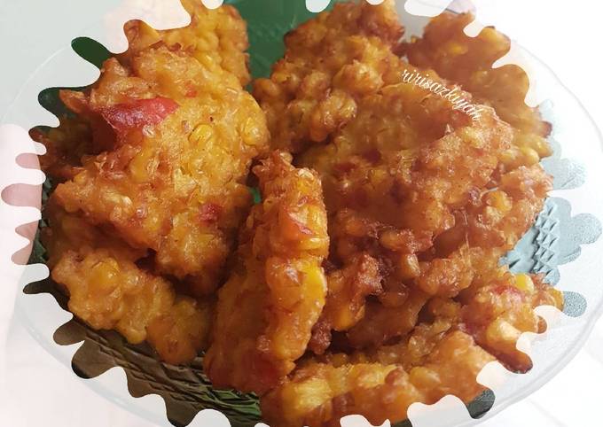 Resep Dadar Jagung Perkedel Jagung Pelas Oleh Riris A Cookpad