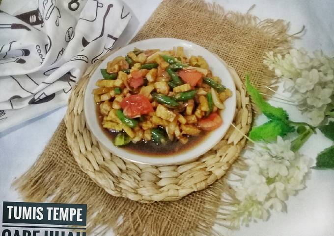 Resep Tumis Tempe Cabe Hijau Oleh Farida Sulthan Ig Malika