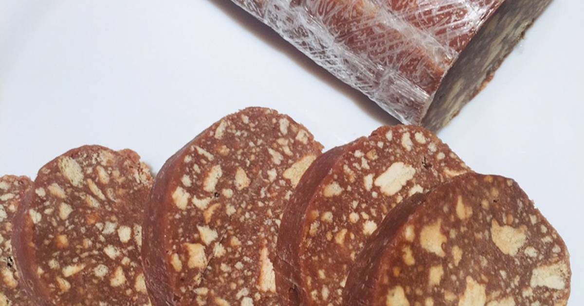Рецепт Шоколадной Колбасы Из Печенья И Какао
