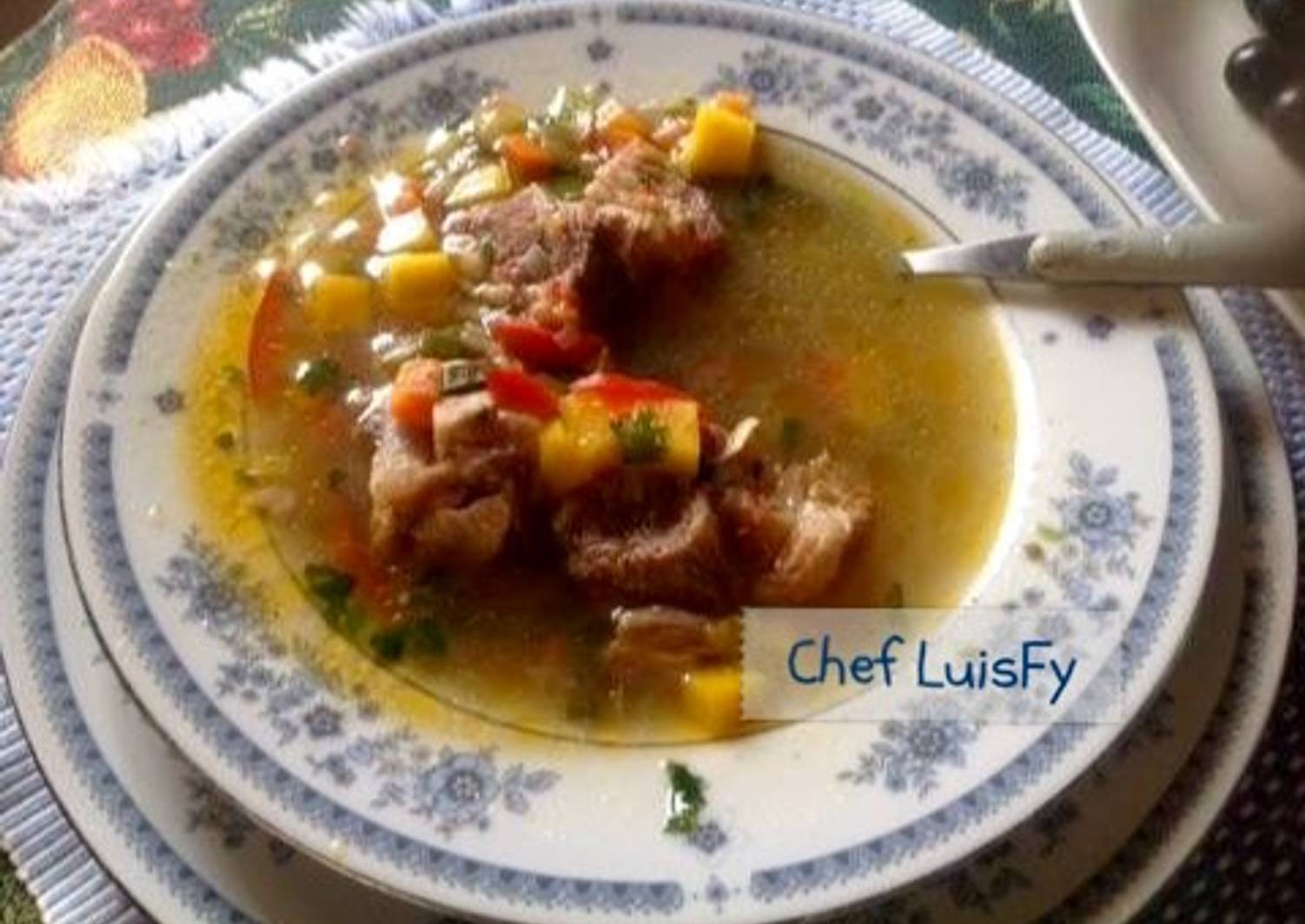 Sopa De Costillas Luisfy Receta De Luisfy Cookpad