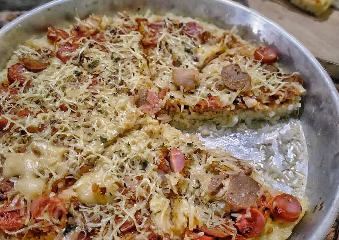 Resep Pizza Nasi Oleh MomsQueenKitchen Cookpad