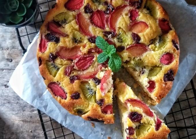 Resep Fruits Pastry Cake Oleh Nur Sabatiana Cookpad