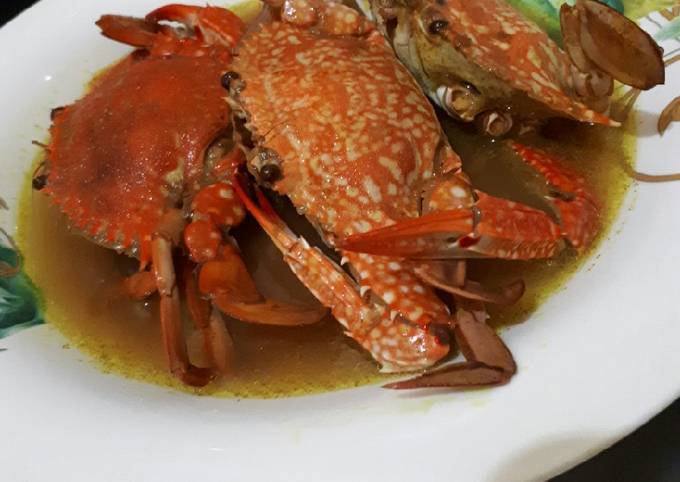 Resep Kepiting Kuah Kuning Oleh Zhanas Syechboo Cookpad