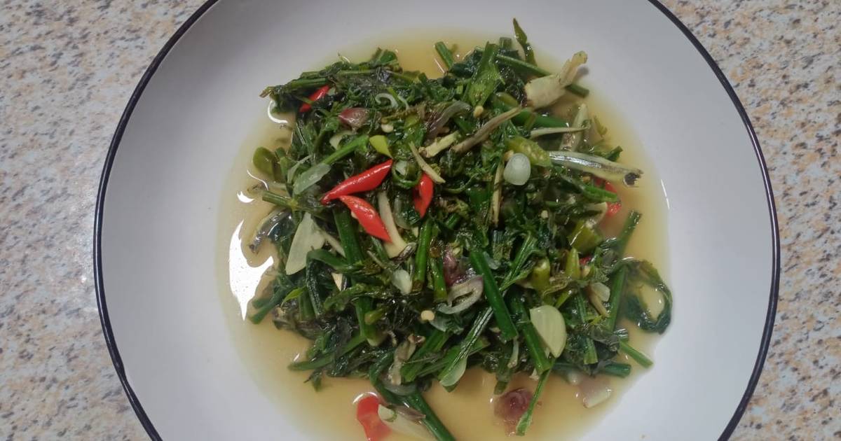 Resep Sayur Pakis Teri Enak Dan Mudah Cookpad