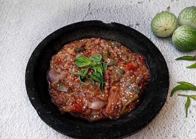 Resep Sambal Terong Bulat Viral Oleh Rika Meila Puspita Cookpad