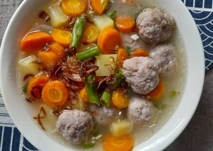 Resep Sup Bola Daging Oleh Wilda Wily Cookpad