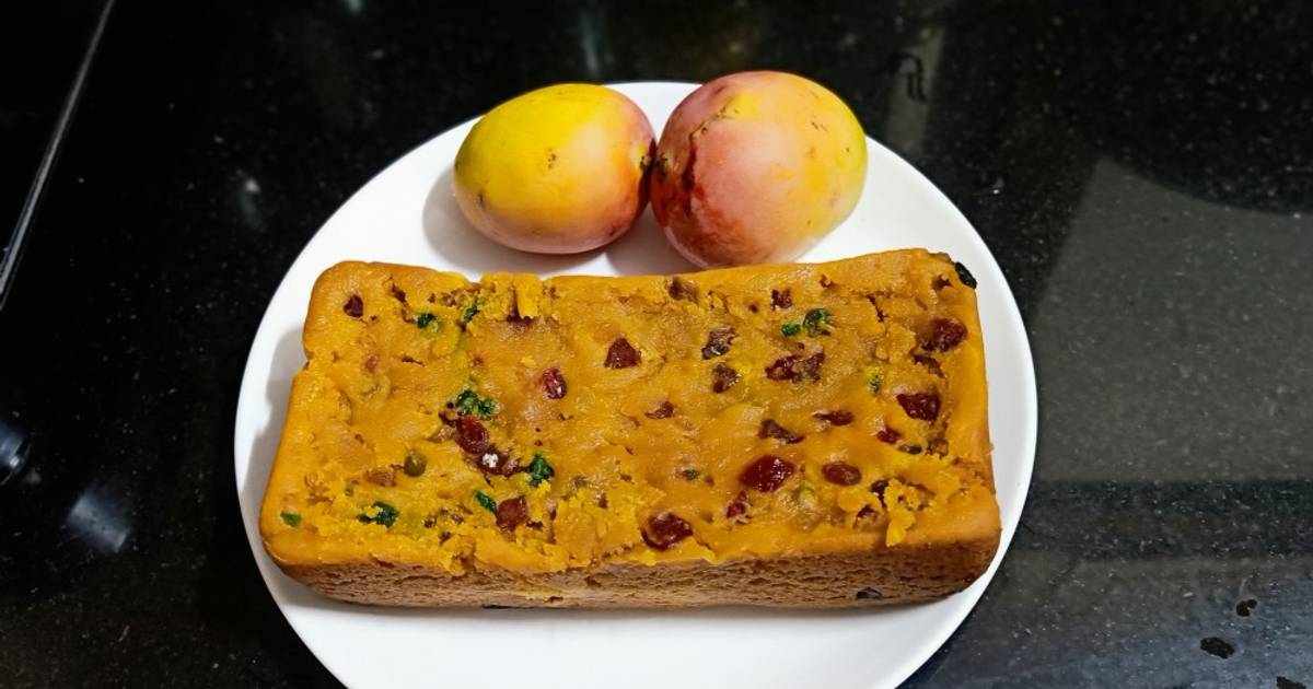 Super Sponji Suji Rava Mango Cake Recipe By Sangita Gharat Cookpad