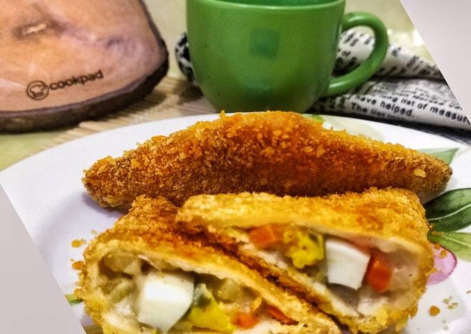 Resep Roti Tawar Goreng Isi Ragout Oleh Dedifa Cooking Cookpad