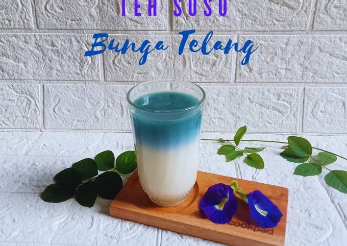 Resep Teh Susu Bunga Telang Oleh Oktaviani Bund Keyl Cookpad