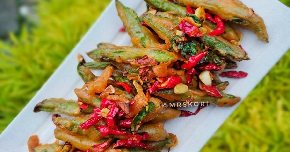 Resep Buncis Crispy Cabe Garam Oleh Mrs Kori Cookpad